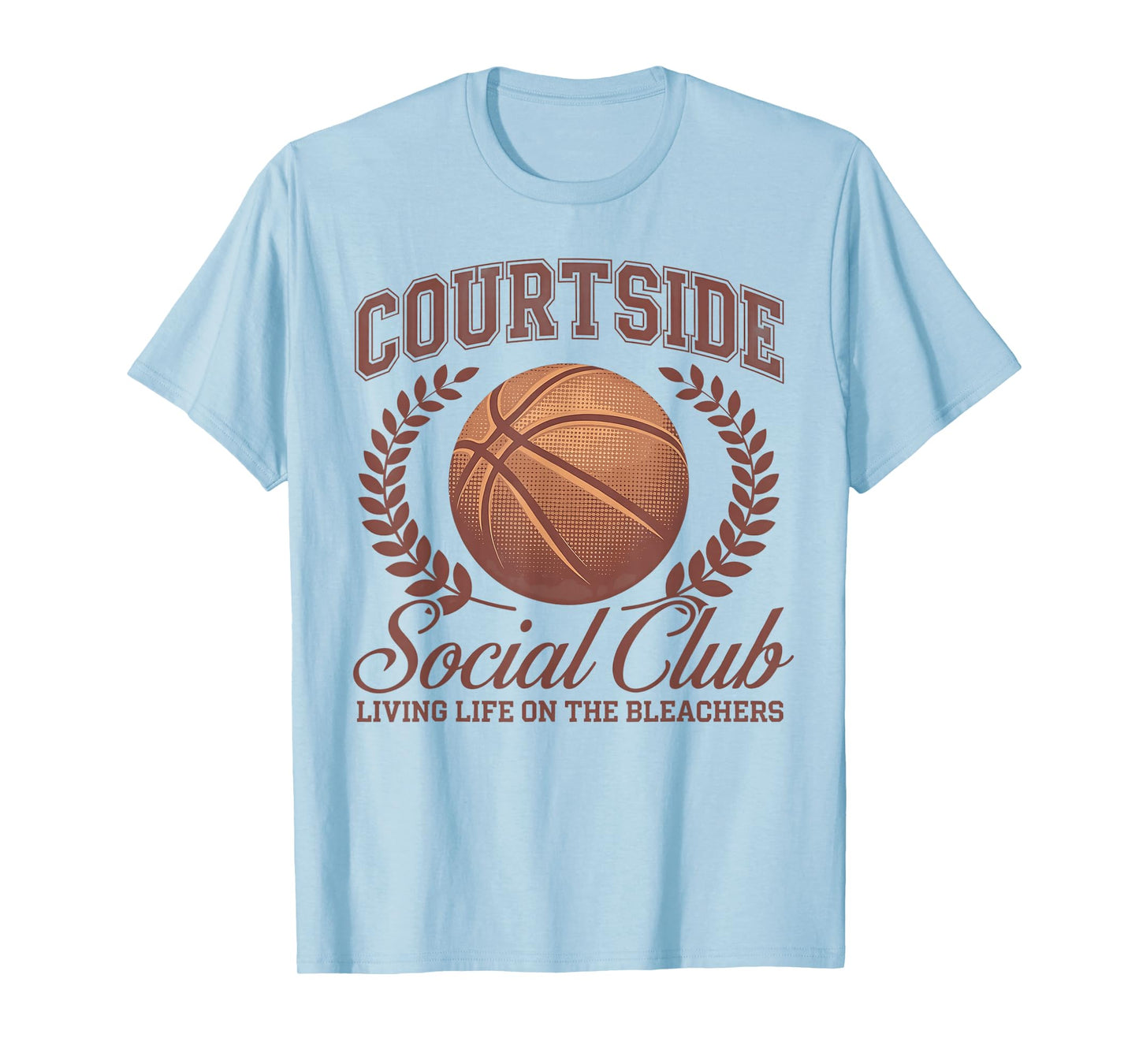 Basketball Mom Matching Courtside Social Club Women Girls T-Shirt