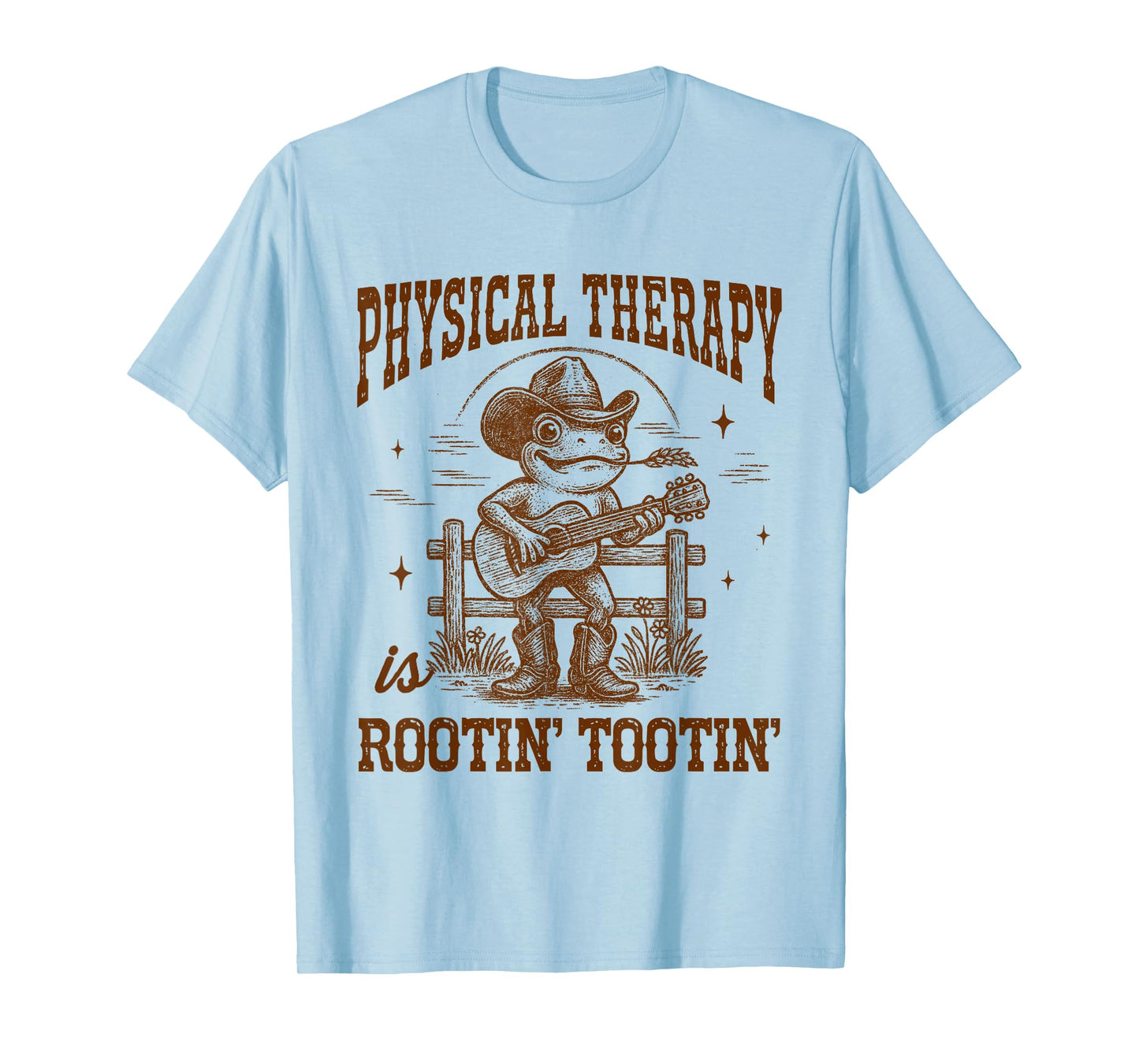 Physical Therapy is Rootin' Tootin' Western Frog Cowboys T-Shirt