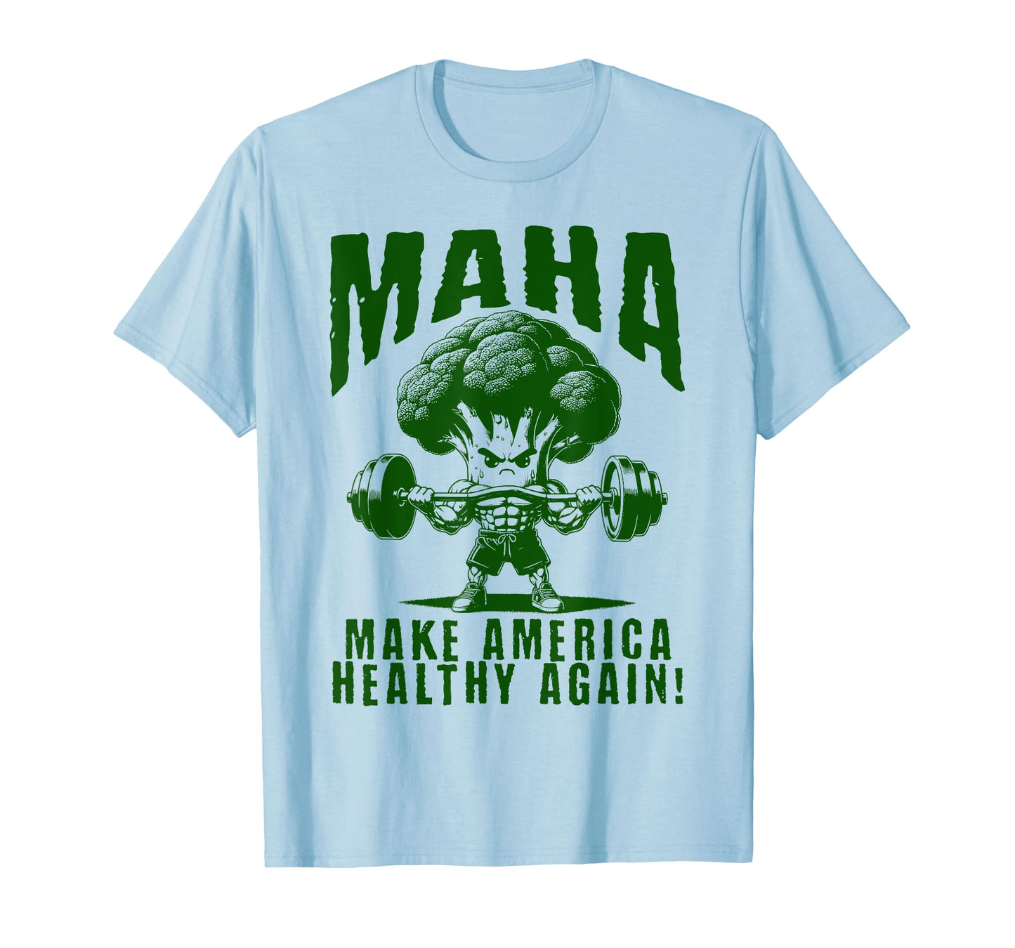 Make America Healthy Again MAHA Eat Vegetables Eat Meat Gym T-Shirt