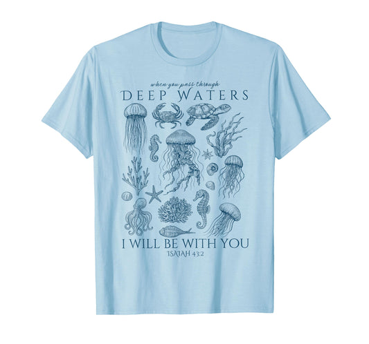 Christian Ocean Animal Coastal Sea Deep Water Life Men Women T-Shirt