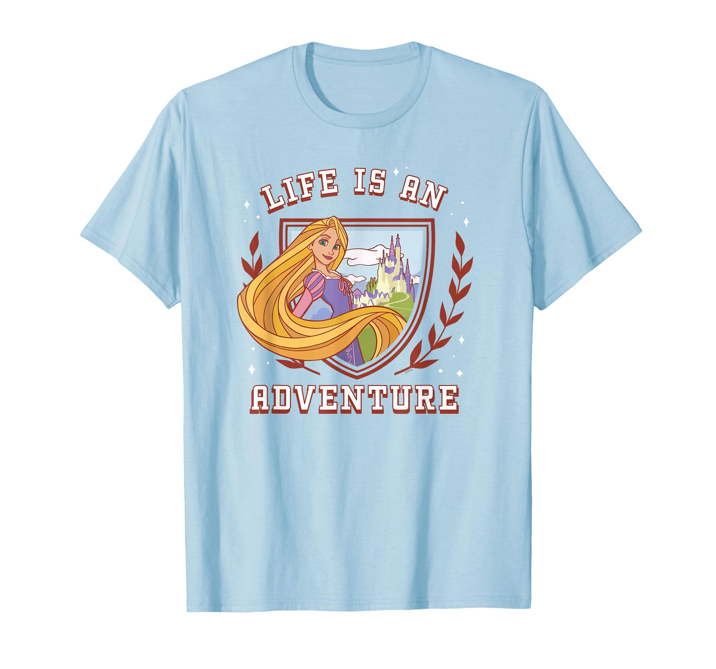 Disney Princess Rapunzel Tangled Life is an Adventure Crest T-Shirt