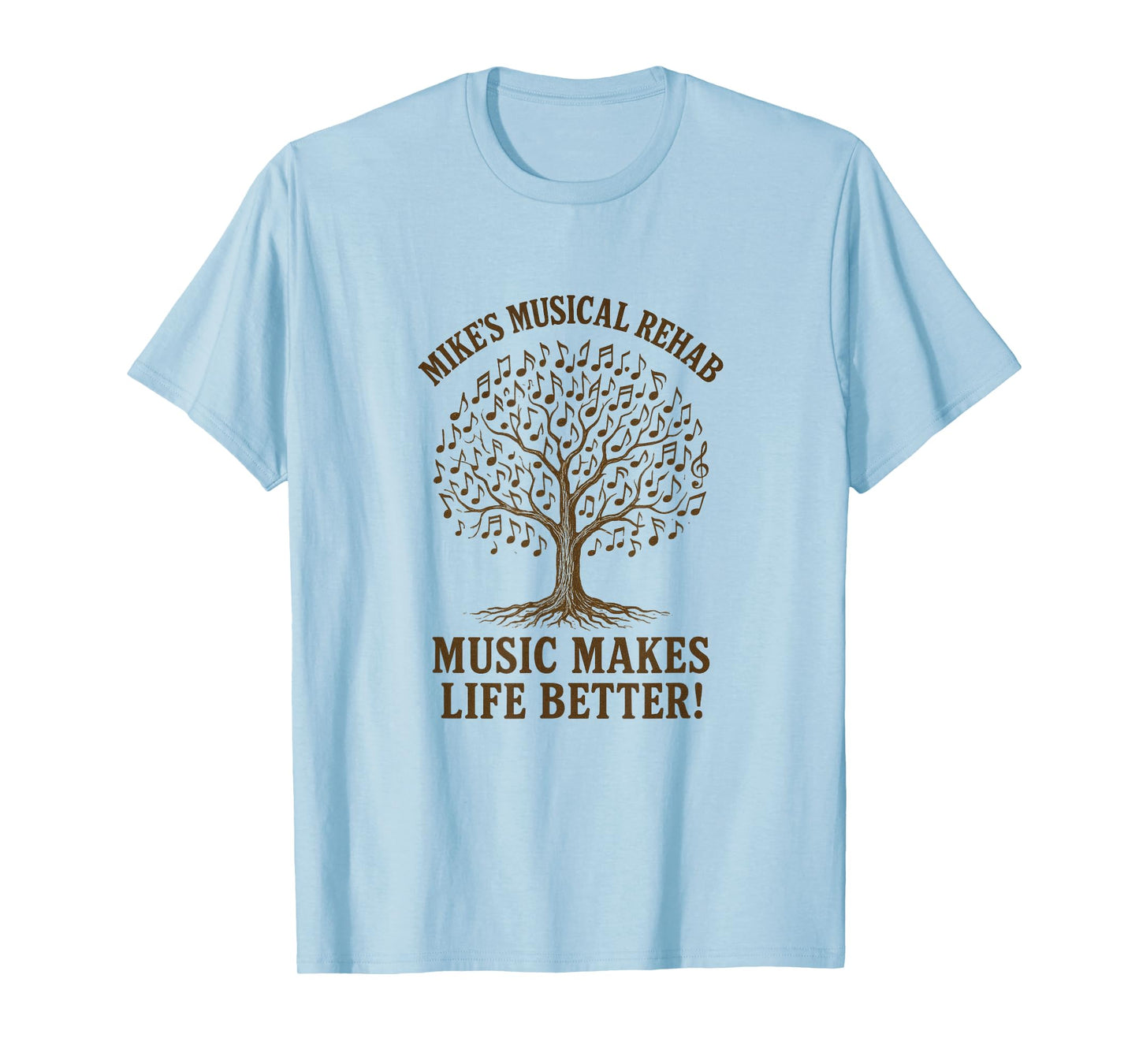 Music Makes Life Better Tree T-Shirt