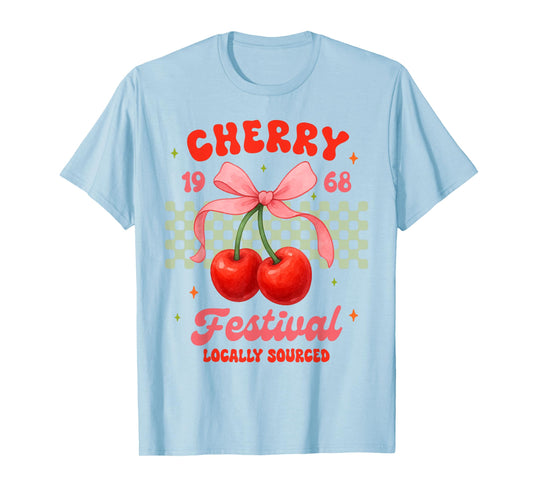 Cherry Festival Farmers Market Coquette Locally Sourced T-Shirt