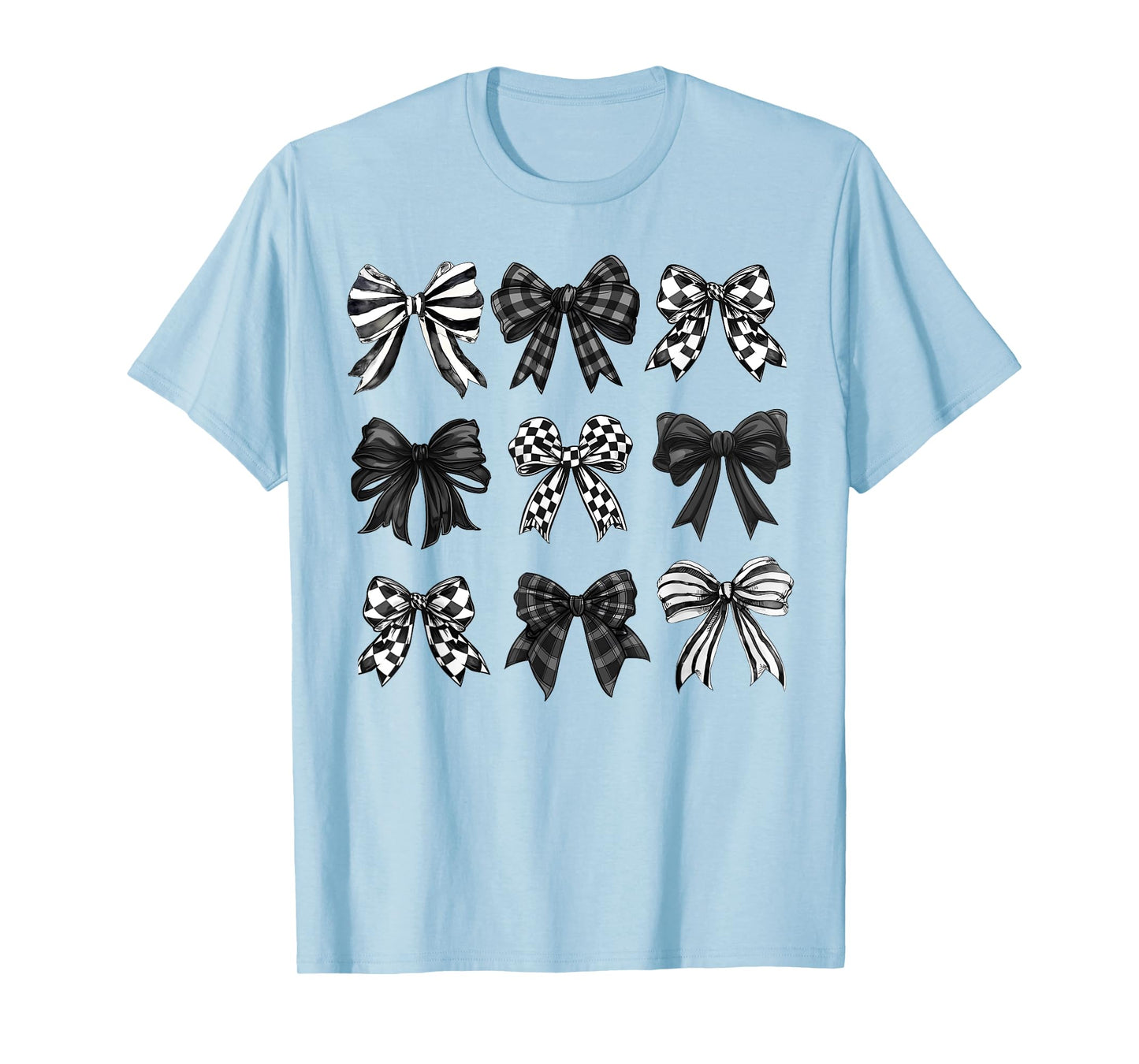 Coquette Bow and Ribbon Cute Graphic For Girl Women Trendy T-Shirt