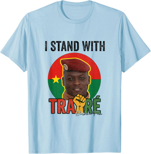 Africa Resistance Thomas Sankara Burkina Faso Ibrahim Traore T-Shirt