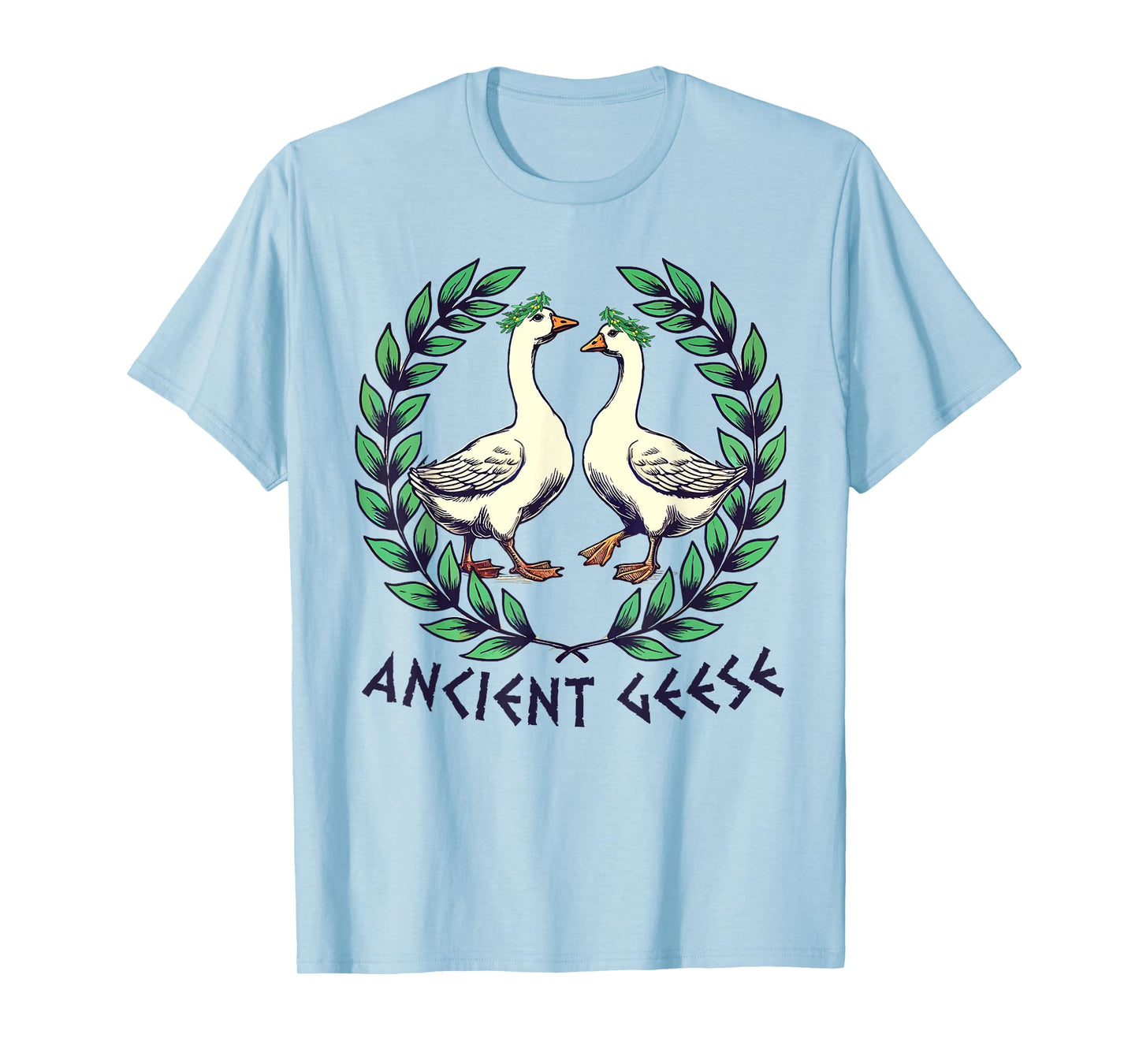 Greek Mythology Silly Goose Meet Me In Greece Ancient Geese T-Shirt