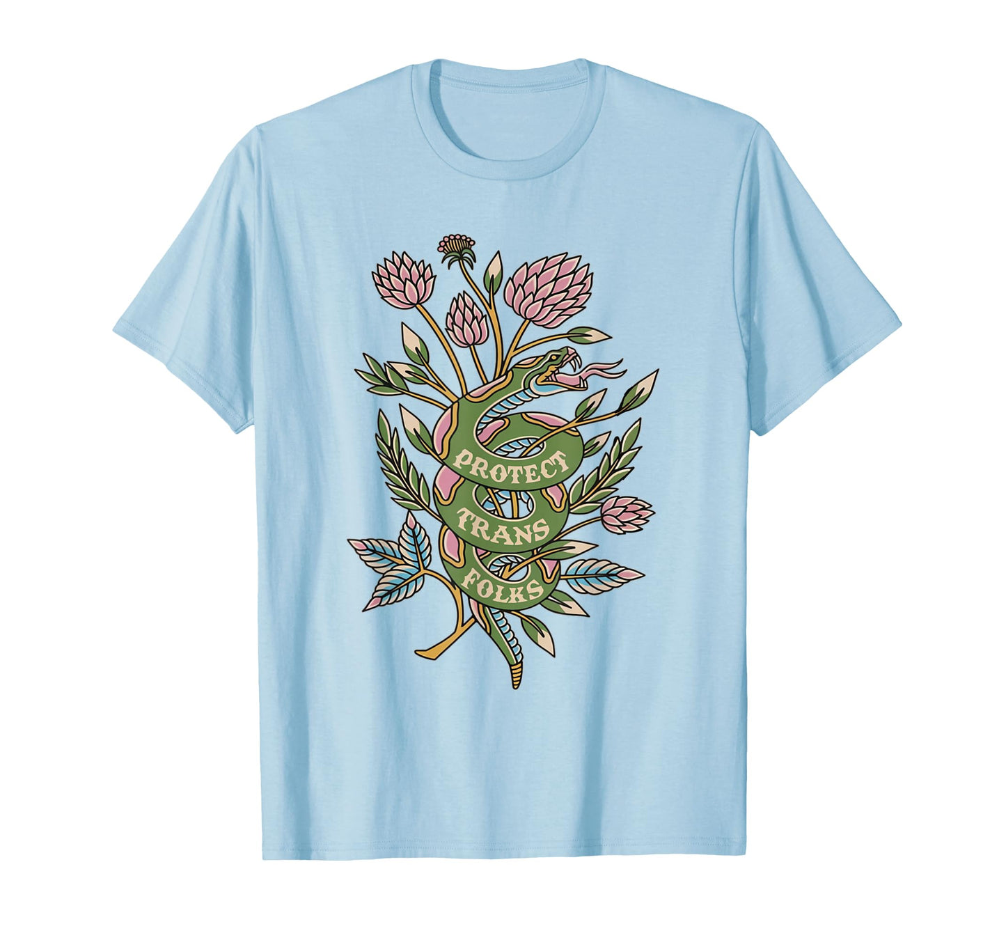Retro Protect Trans Folks Protect Trans Rights Human Rights T-Shirt