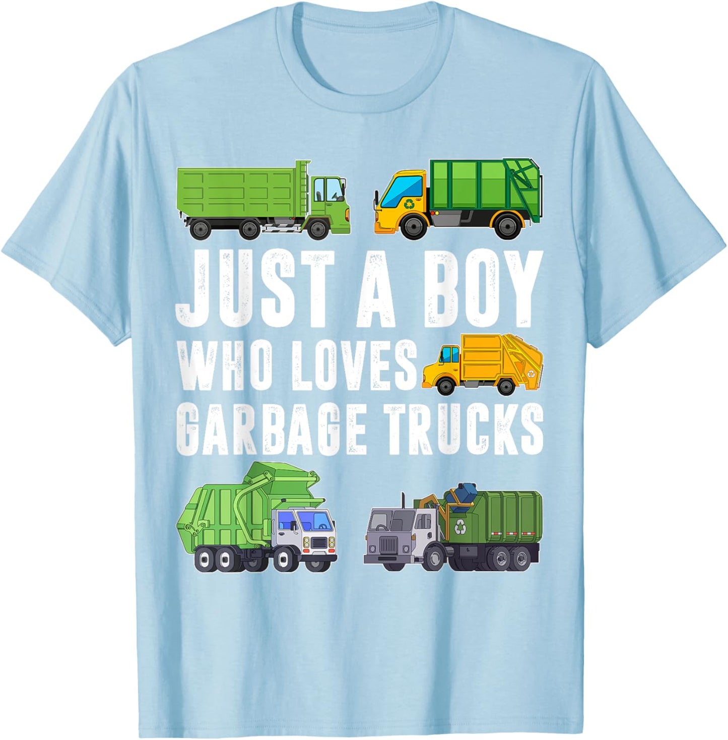 Toddler Boy Who Loves Garbage Truck Baby Kid Trash Recycling T-Shirt