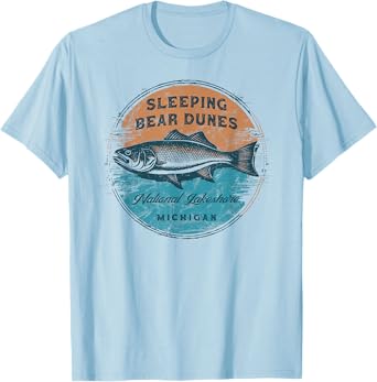 Sleeping Bear Dunes National Lakeshore Michigan Vintage T-Shirt