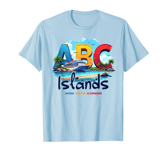 ABC Islands Aruba Bonaire Curacao Cruise Vacation Caribbean T-Shirt