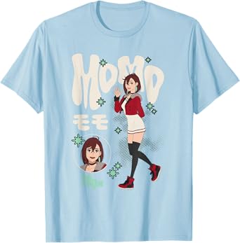 Dan Da Dan Momo Ayase Waving Hand Kawaii Anime T-Shirt
