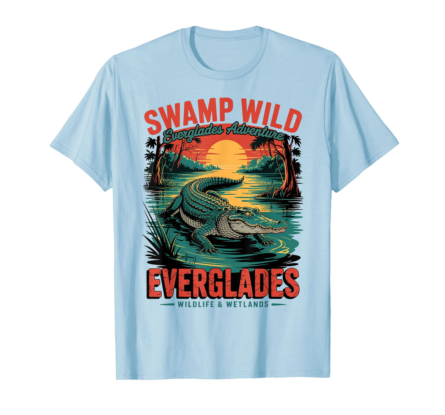 Explore Everglades Wildlife Swamp - USA Florida Everglades T-Shirt
