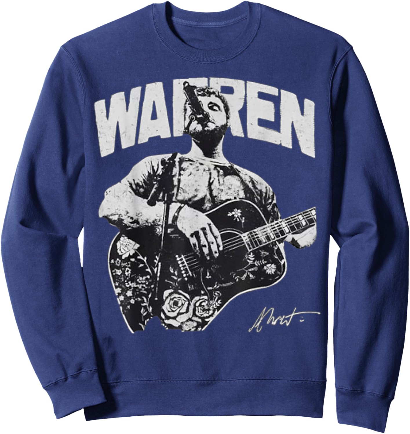 Vintage Retro 90s Alex Warren T-Shirt Sweatshirt - Sweatshirt | Navy