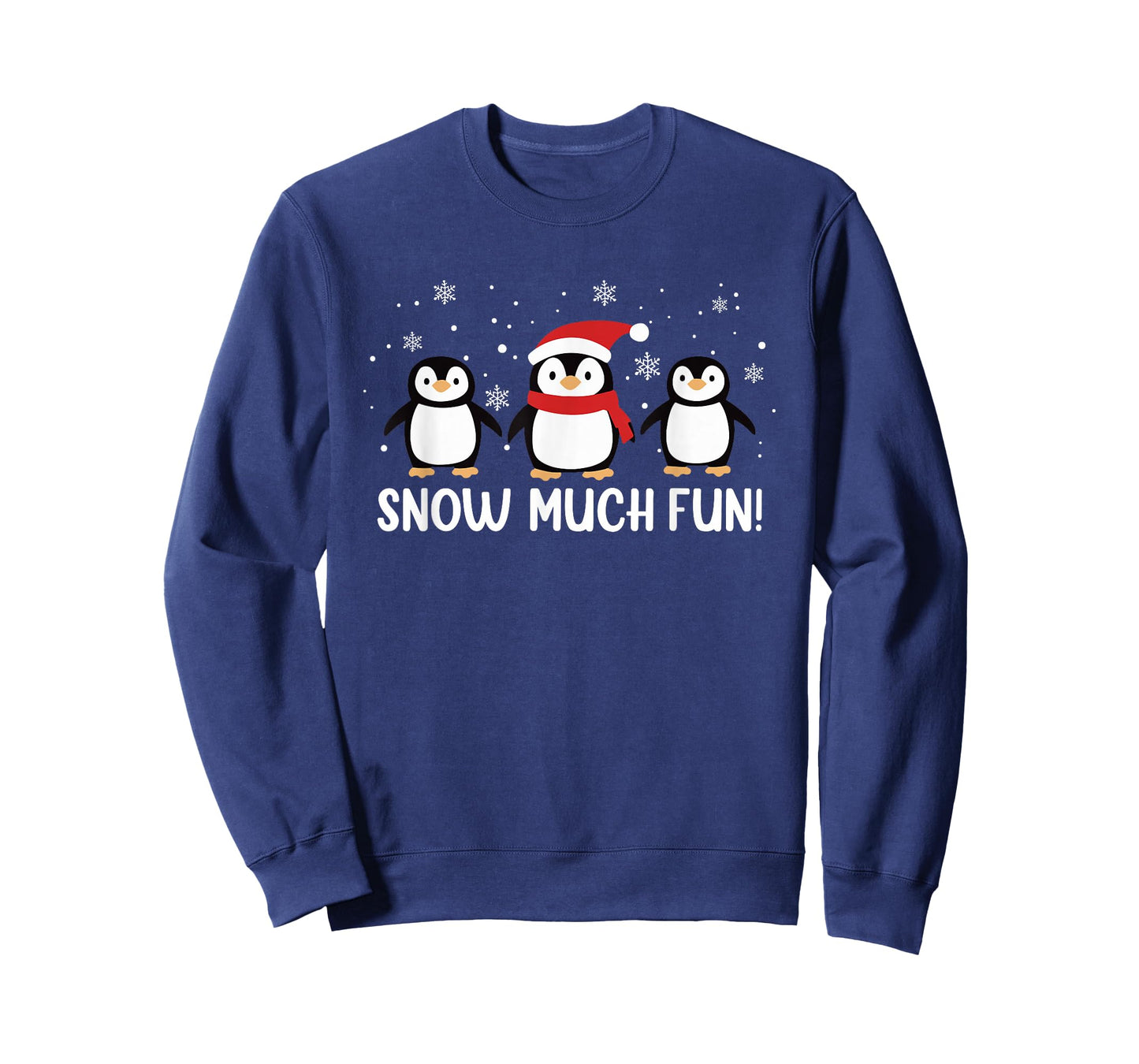 Funny Snow Much Fun Christmas Penguins T-Shirt