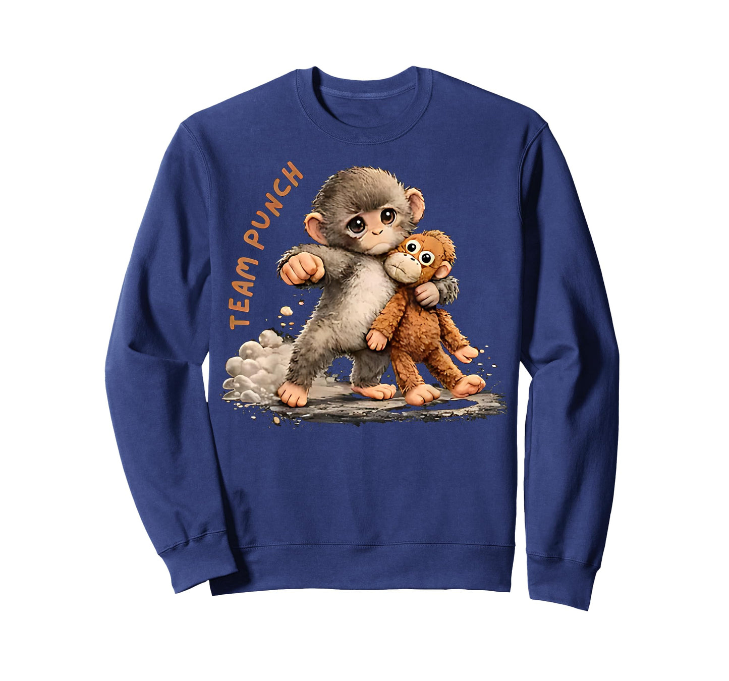 Team Punch - Baby Monkey Punch T-Shirt - Sweatshirt | Navy