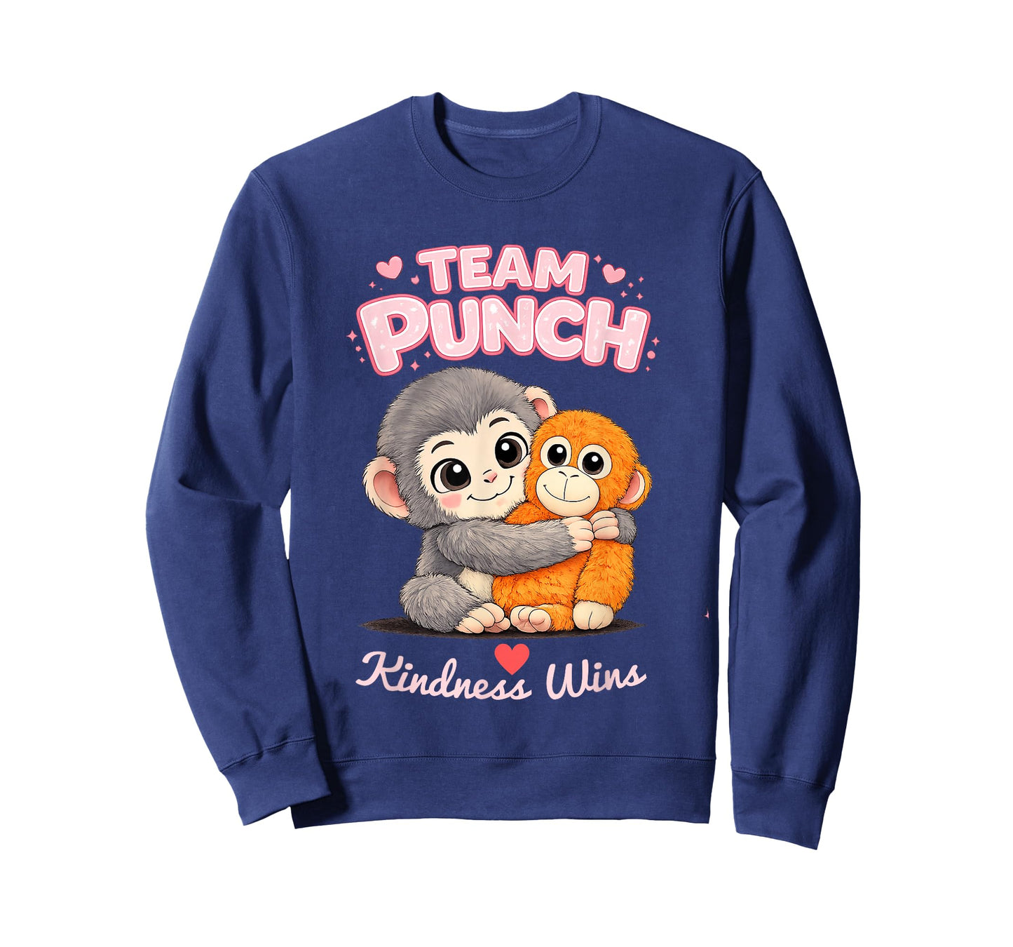 Punch The Monkey T-Shirt - Sweatshirt | Navy