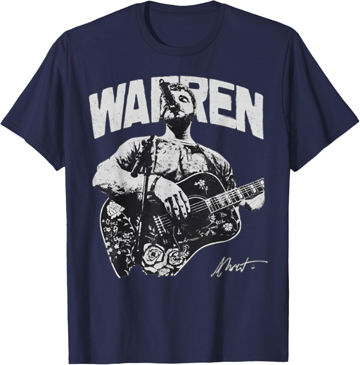 Vintage Retro 90s Alex Warren T-Shirt T-Shirt - T-Shirt | Navy