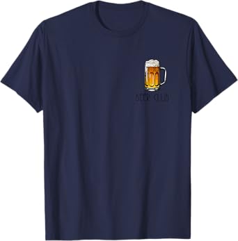 Beer Club Classic Beer Mug Vintage Retro Beer Drinker T-Shirt