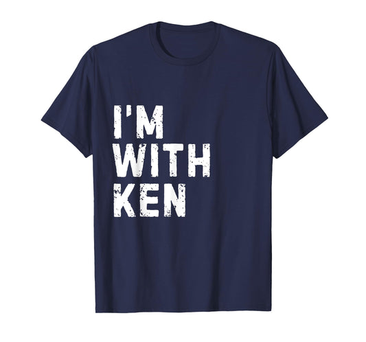 Funny Ken "I'm with Ken" Bachelor Ken Birthday Ken T-Shirt