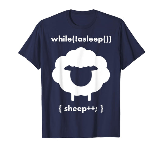 Counting Sheeps While Asleep Sheep Plus Plus T-Shirt