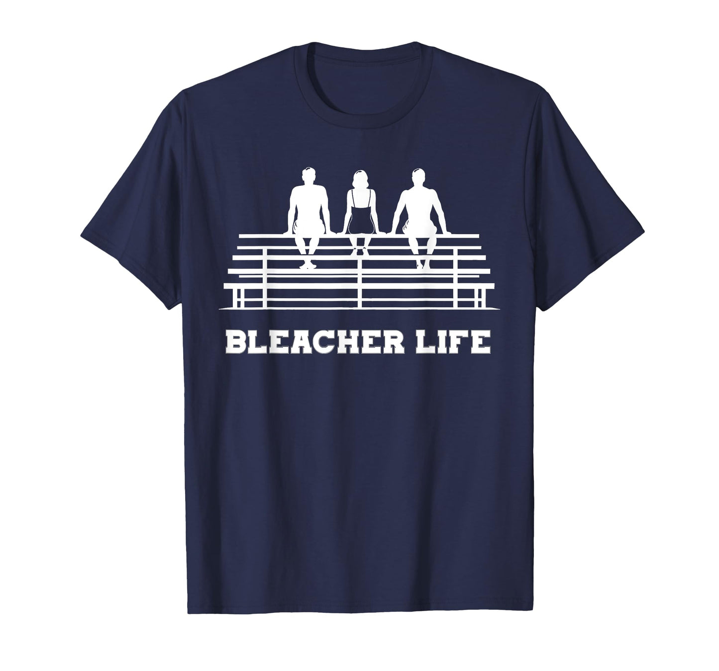 Bleacher Life Mom Of Swimmer Mother Life Bleachers Swim Meet T-Shirt
