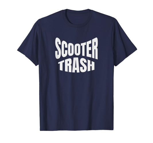 Scooter Trash Funny Motorcycle Riders T-Shirt