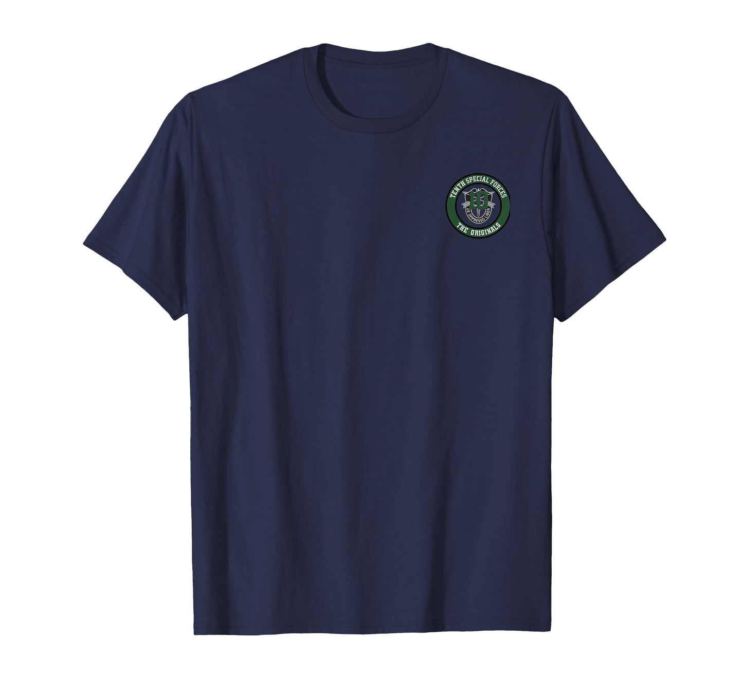 Tenth Special Forces Group "The Originals" 10 SF Crest T-Shirt