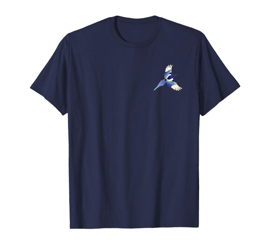 Magpie In The Pocket Cute Birdwatching Humor T-Shirt