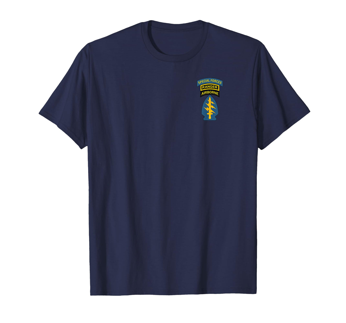 US Special Forces Classic Triple Tab Patch Design T-Shirt