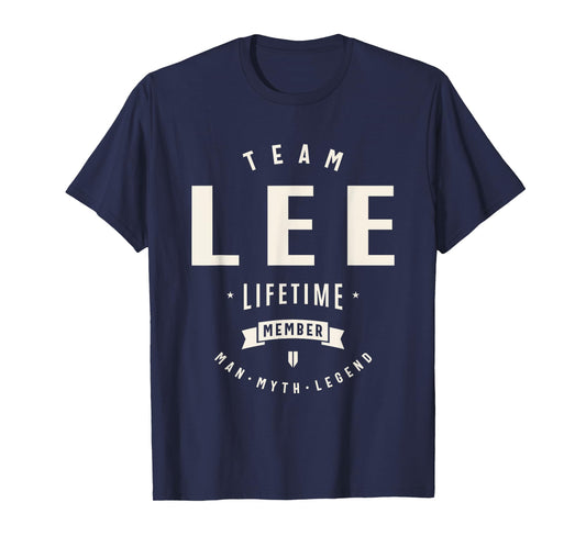 Team Lee Lifetime Member Funny Name Lee T-Shirt