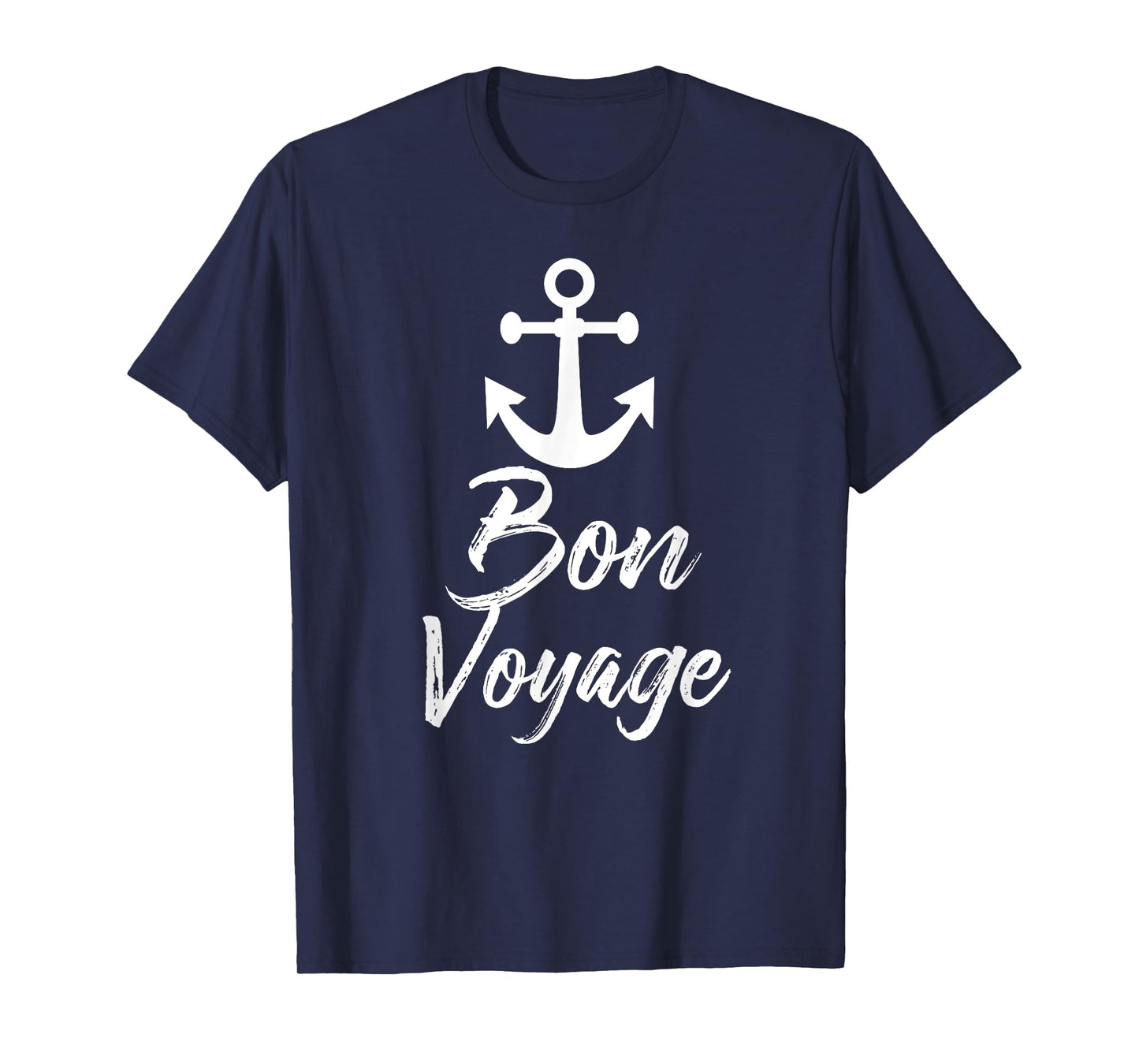 Bon Voyage Nautical Anchor Cruise Ship Graphic For Cruisers T-Shirt