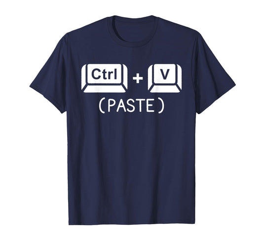 Copy Paste Ctrl C Ctrl V Dad Son Happy Father's Day Family T-Shirt