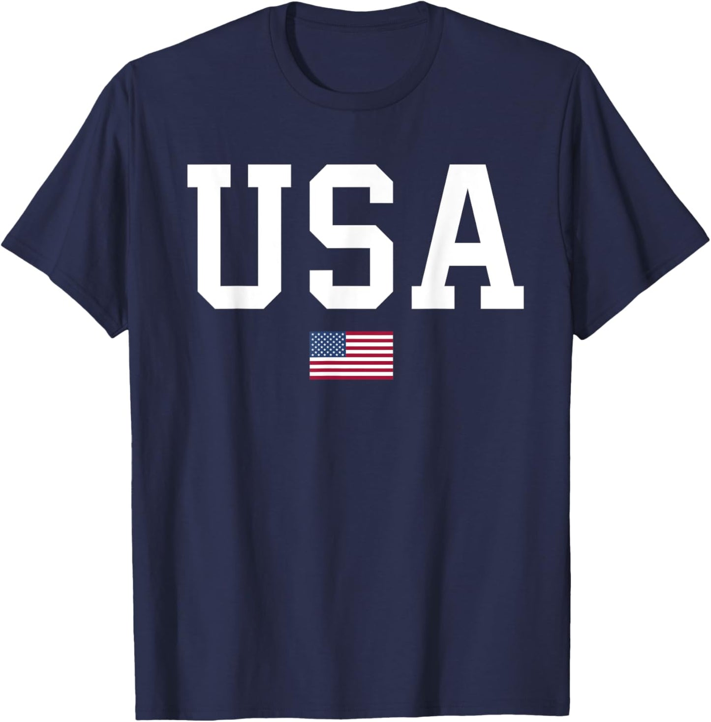USA Women Men Kids American Flag Patriotic 4th of July T-Shirt