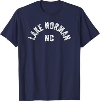 Lake Norman NC Vintage North Carolina Norman Lakeside Locals T-Shirt