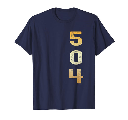 504 Area Code New Orleans Louisiana Area Code T-Shirt