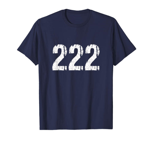 222 Numerology Spiritual Personal Number 222 Angel Number T-Shirt
