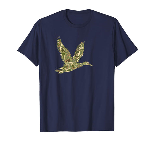 Southern Hunting Tee | Vintage Duck Camo Gifts for Men T-Shirt