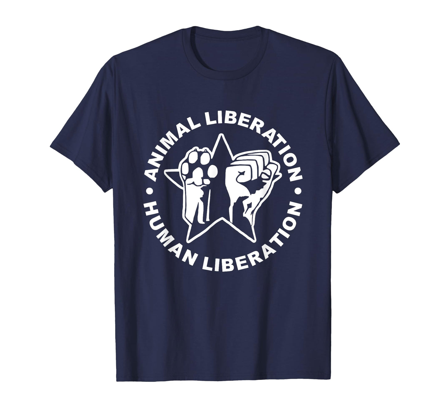 Animal Liberation Human Liberation Animal Rights T-Shirt