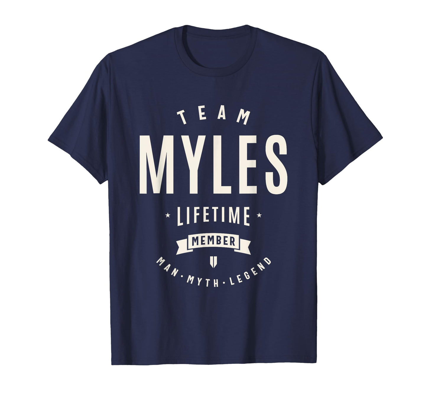 Team Myles Lifetime Member Funny Name Myles T-Shirt