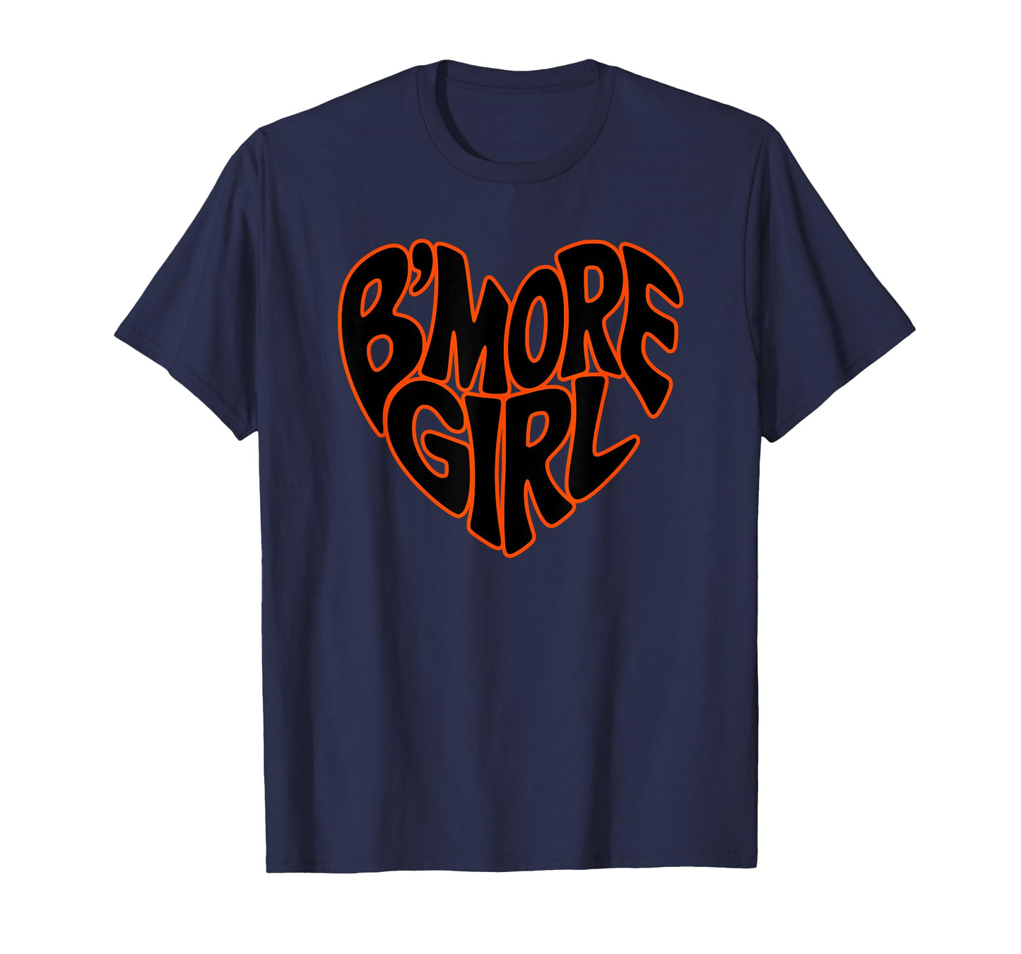 Retro Baltimore Girls Home Pride Iconic B'More Girl T-Shirt
