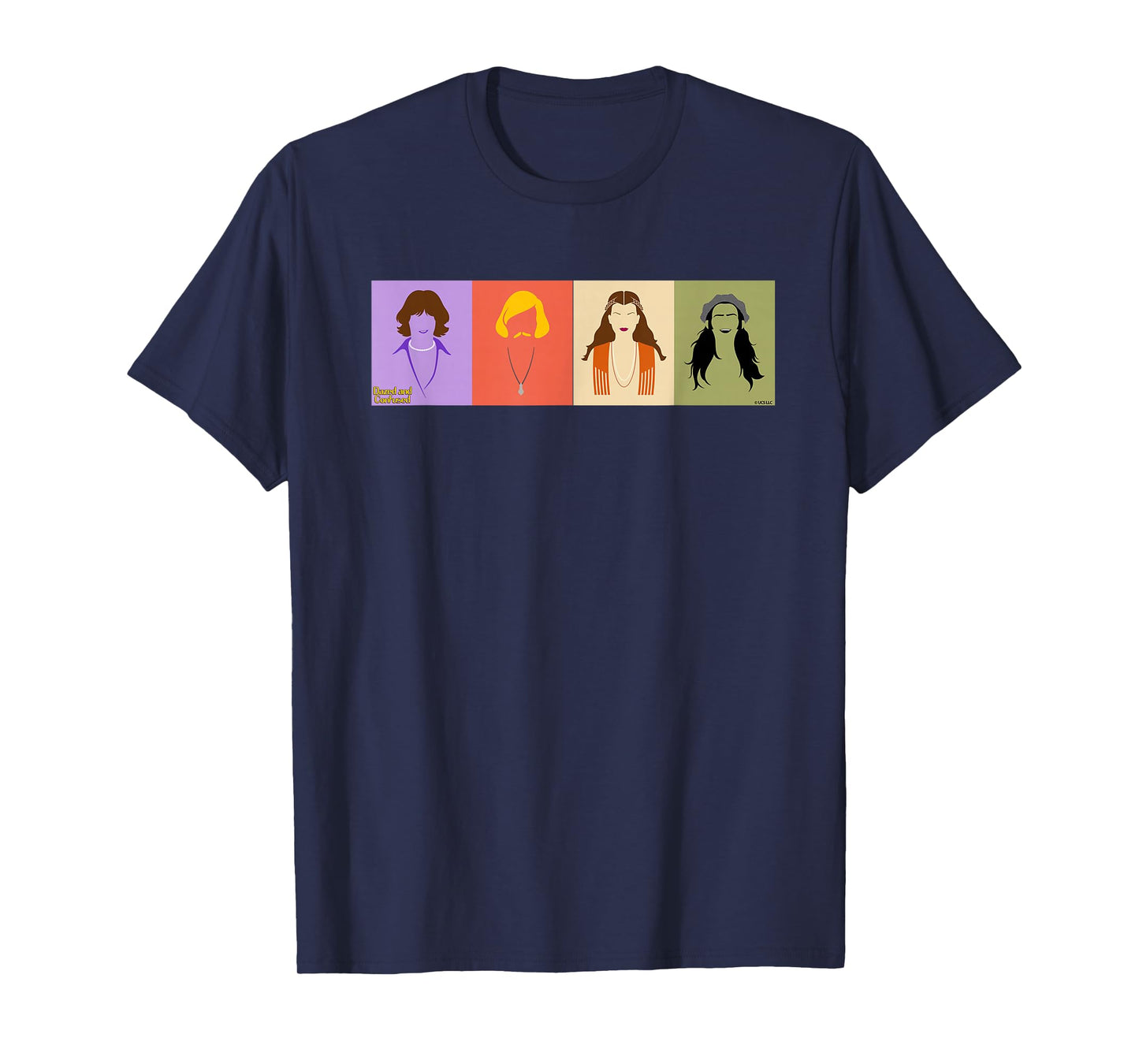 Dazed and Confused Block Portrait Line Up T-Shirt