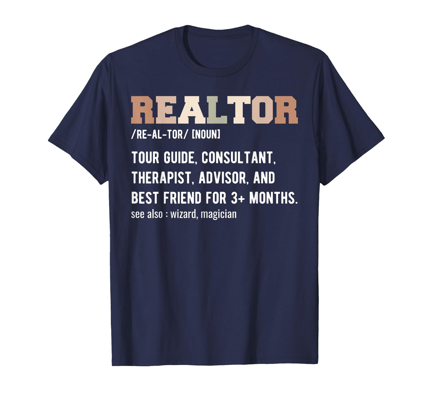 Funny Real Estate Agent Tees Realtor Definition - Realtor T-Shirt