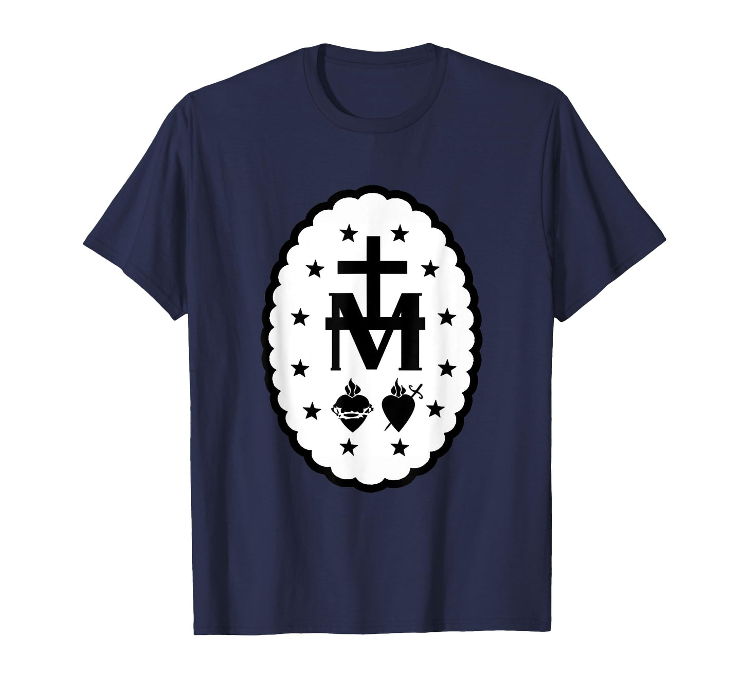 Immaculate Heart Of Mary Devotion Cross Symbol T-Shirt