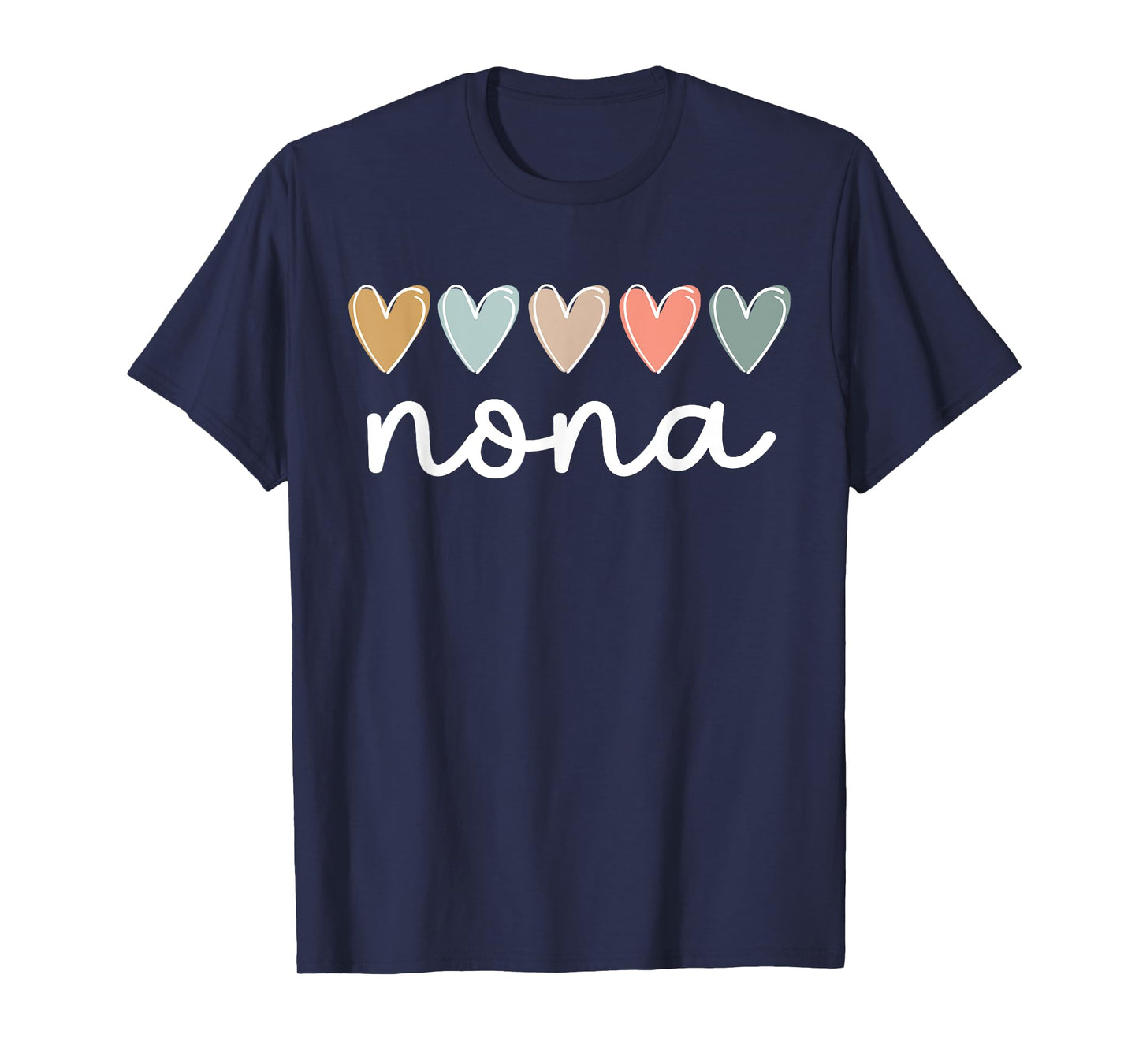 Nona Hearts Nona Grandma Nona Grandmother T-Shirt