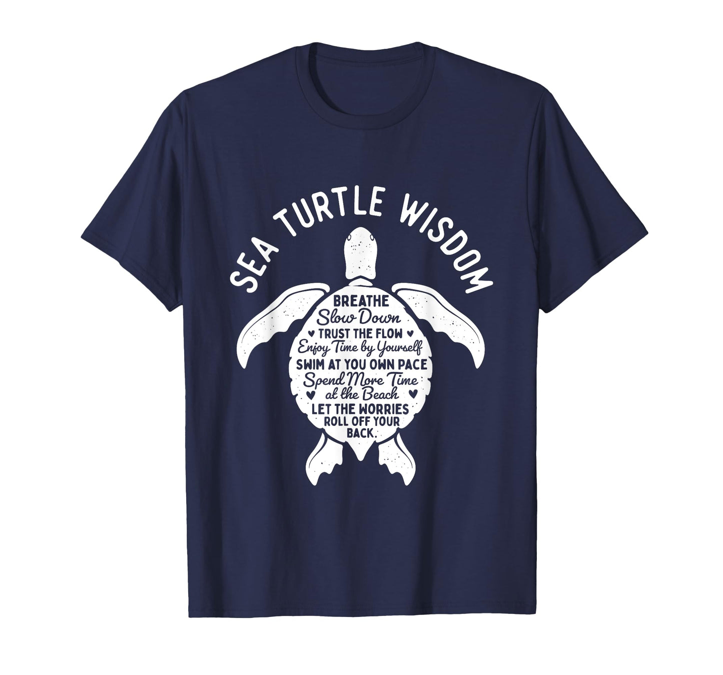 Sea Turtle Wisdom - Beach Cute Tortoise Sea Animal T-Shirt