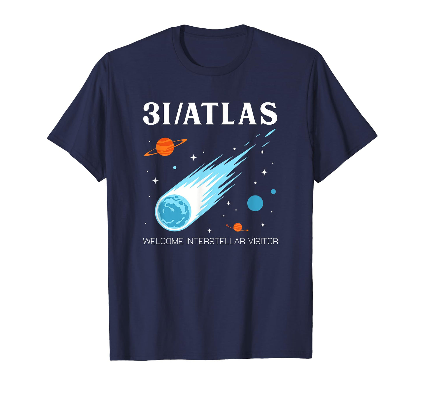 3I/Atlas Interstellar Visitor Comet Space Exploration Art T-Shirt