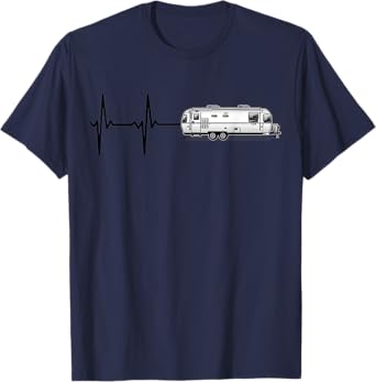 Beautiful Retro Airstream camping trailer tee for adults T-Shirt