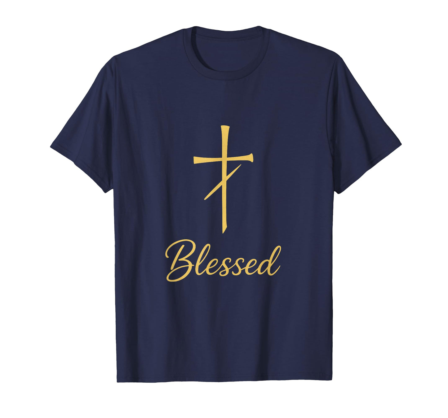 Blessed - Christian Cross Inspirational Faith T-Shirt