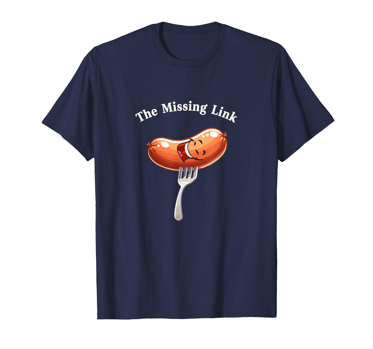 The Missing Link Sausage Smile BBQ Party Fun T-Shirt