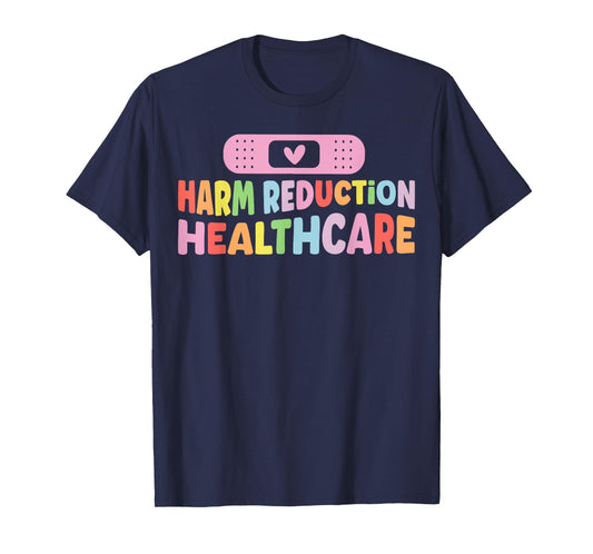 Retro Flower Harm Reduction Healthcare Overdose Awareness T-Shirt